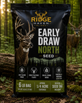 Ridge Haven Blinds Early Draw North fast-establishing food plot seed 6lb bag for early season deer hunting