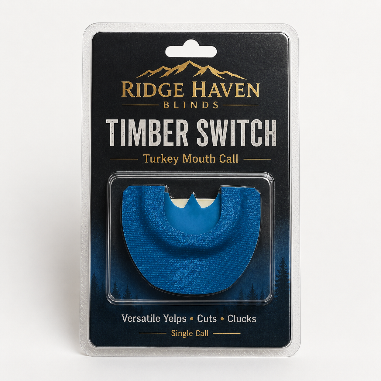Ridge Haven Blinds Timber Switch versatile turkey mouth call for multiple turkey calling situations