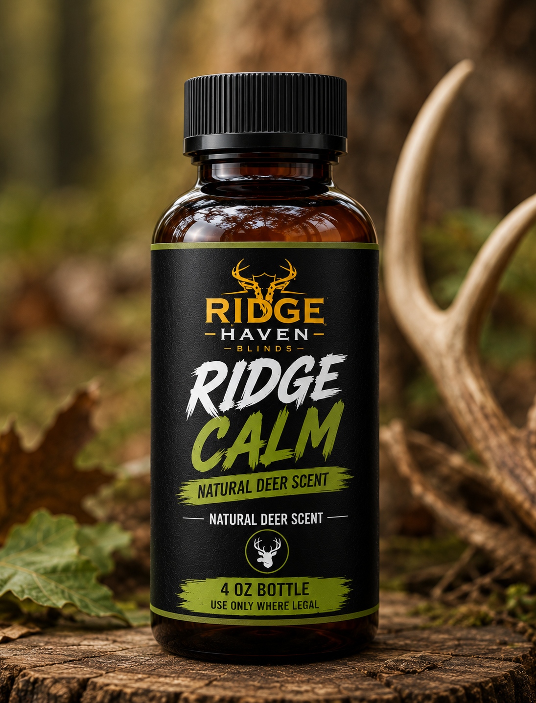 Ridge Haven Blinds Natural Deer Scents — 4 oz Bottles (Pre-Order Now)